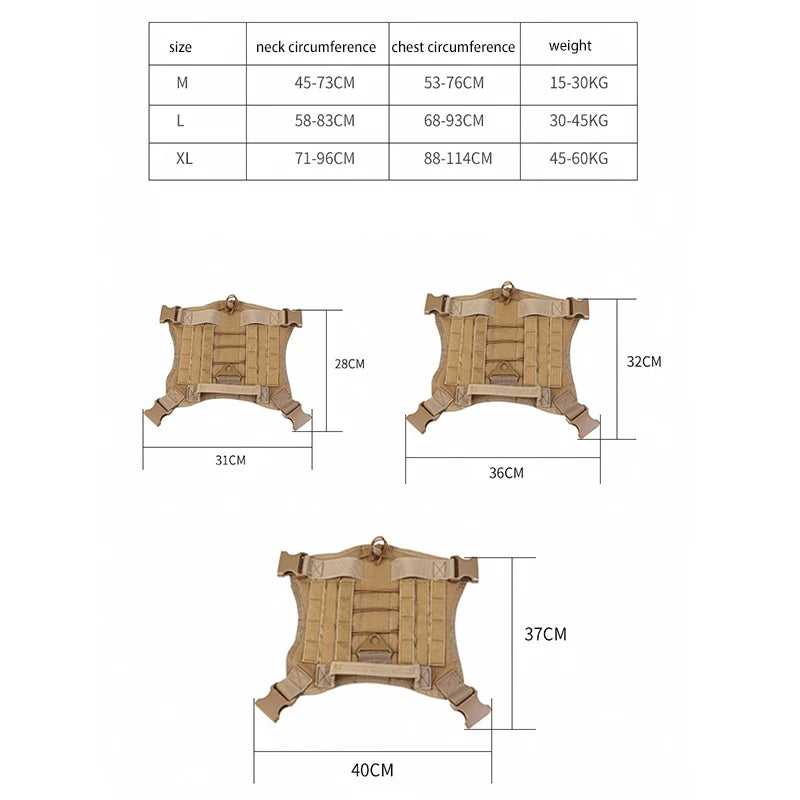 Velcro Tactical Harness