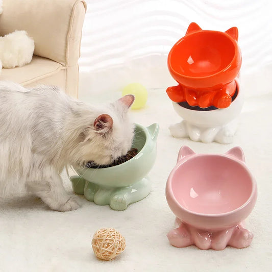 Playful Kitty  Ceramic Bowls