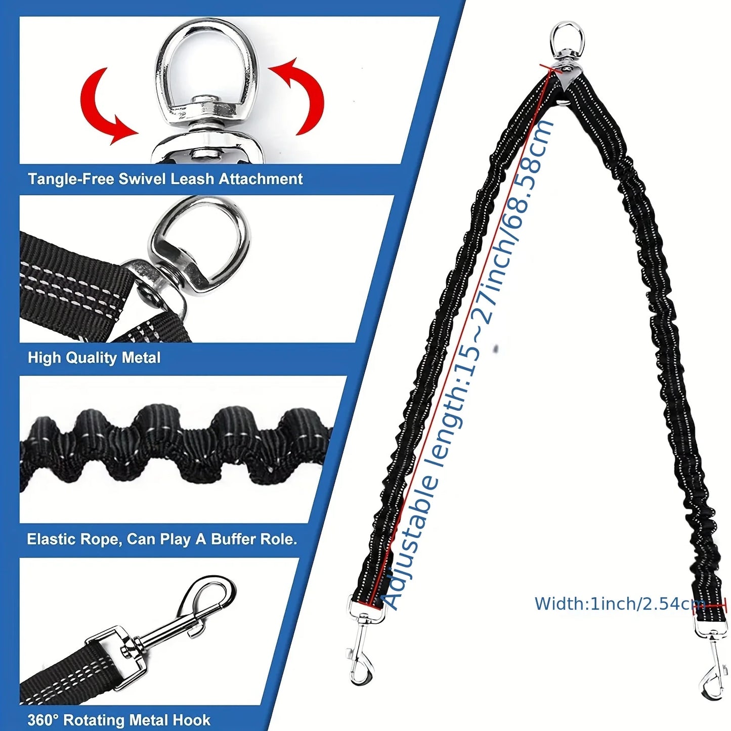 Elastic Leash Coupler