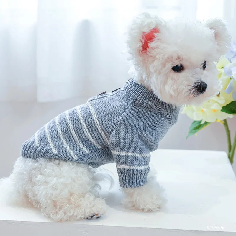 Stripe Dog Sweater