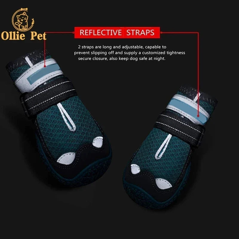 Silicone Dog Shoes Waterproof