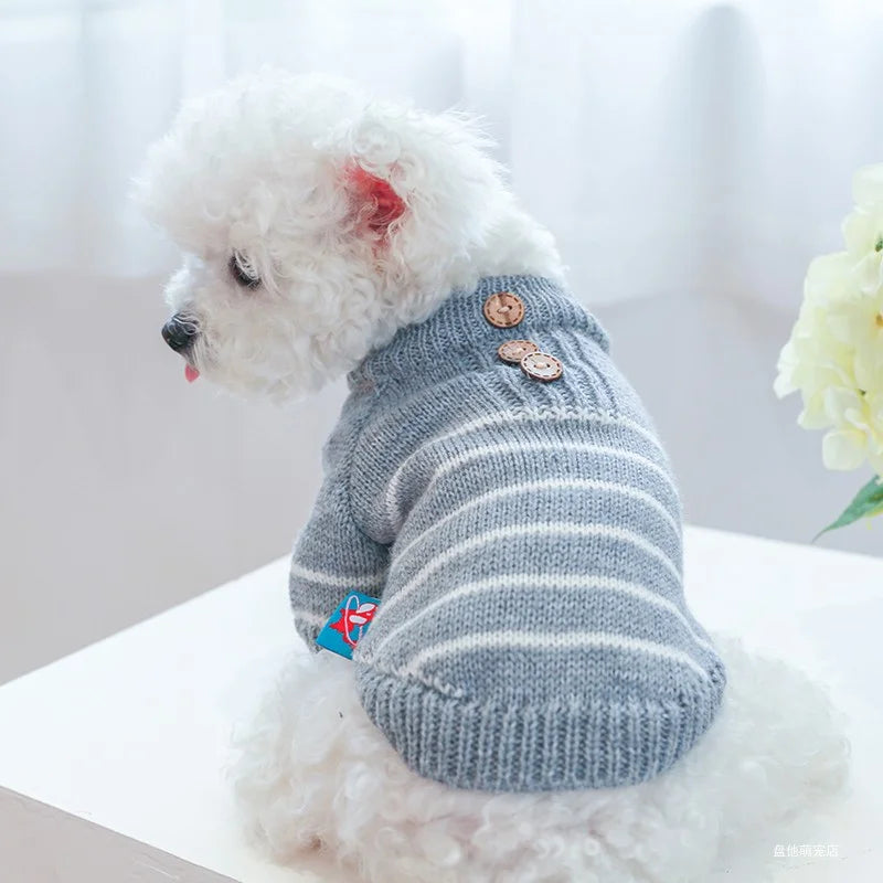 Stripe Dog Sweater