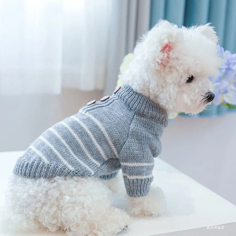 Stripe Dog Sweater