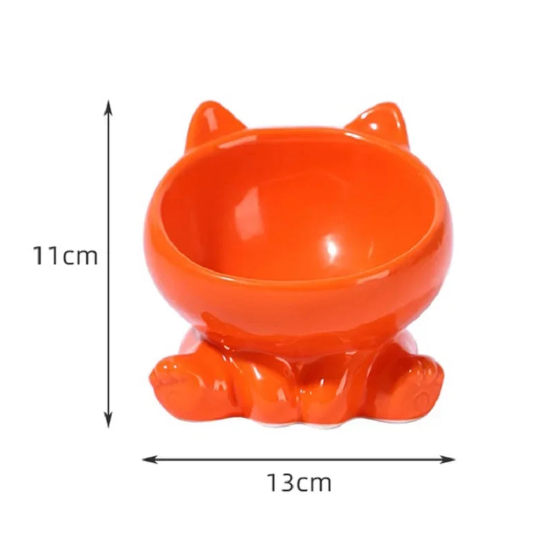 Playful Kitty  Ceramic Bowls